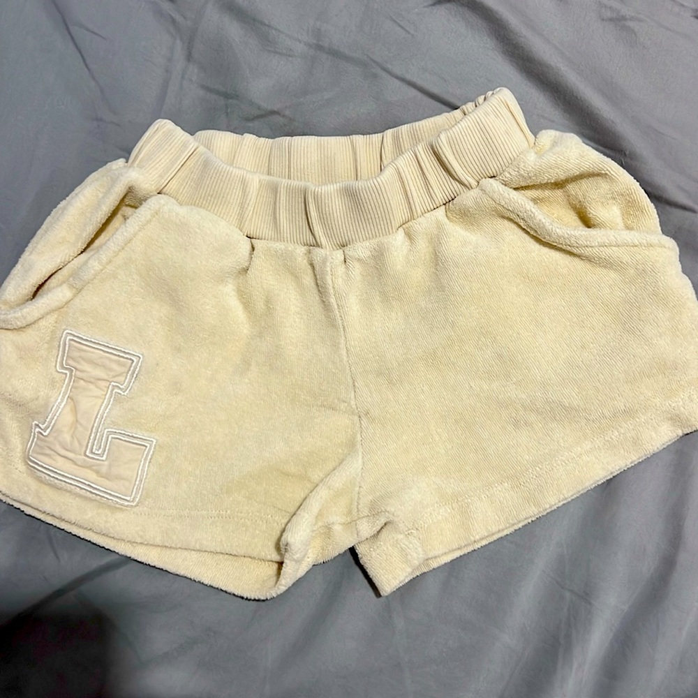 Loud Apparel Terry Boys summer shorts size 3-Yellow